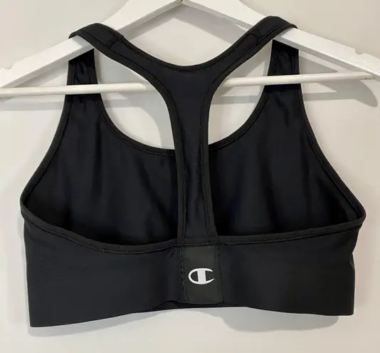 Champion Women’s Logo Racerback Sports Bra Black Size Large NWOT