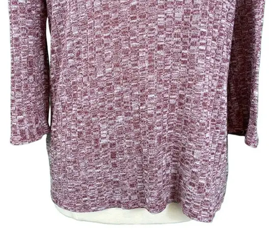 Everleigh Classic Burgundy Long Sleeve Cowl Neck Knit Sweater