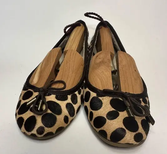 Gap  Women’s Leopard Print Ballet Flat Leather Animal Cheetah Calf Hide Shoes 7.5