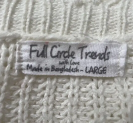 Full Circle Trends Full Circle Trend Distressed Sweater