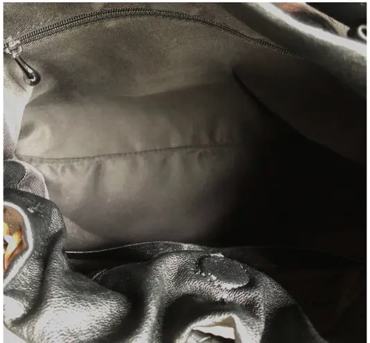 Malibu Skye black vegan leather hobo bag