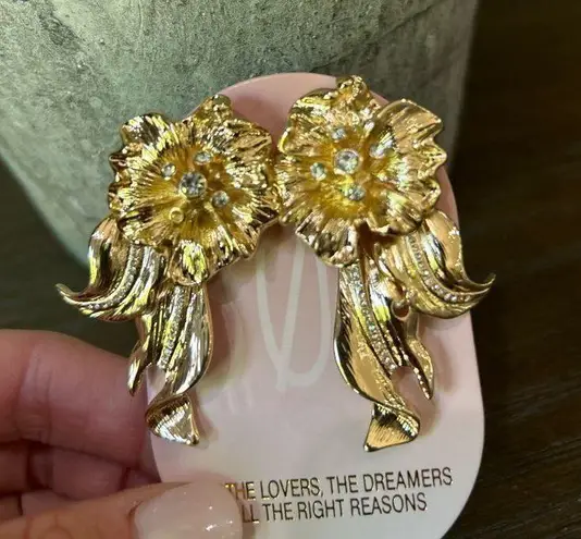 8 Other Reasons Warm Breeze Earrings Gold Womens Size OS