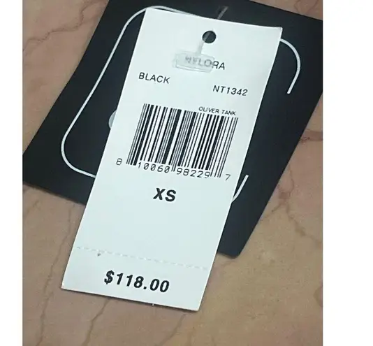 NYLORA Oliver Tank in Black XSmall New Womens Work out Top Sports Bra Size XS