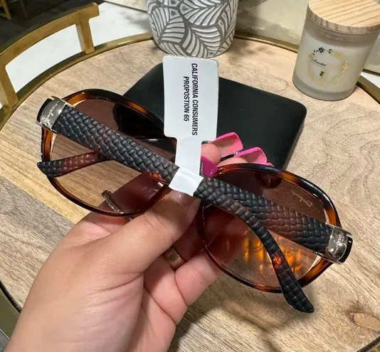 Salvatore Ferragamo  Havana brown round sunglasses 🦋