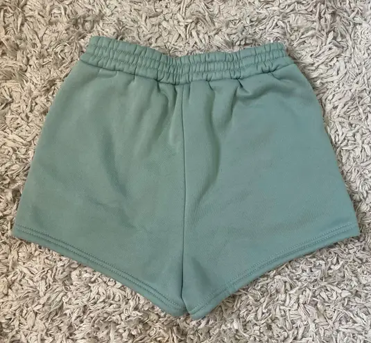 SheIn Green Sweat Shorts