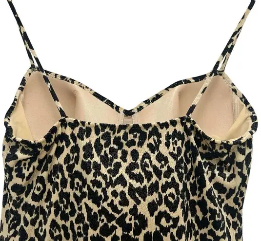 La Perla Ritmo Corset Padded Underwire Bustier Leopard Top Italy Women’s 46/S