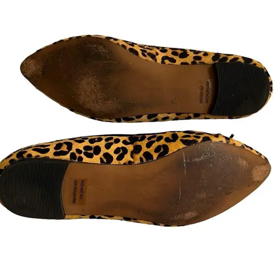 Banana Republic  Leopard Calf Hair Flats