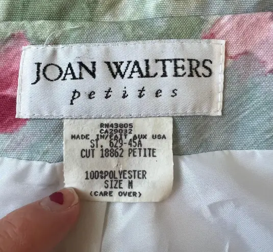 Vintage 80s / 90s Colorful Floral Boxy Fit Blazer Jacket Multi Size M