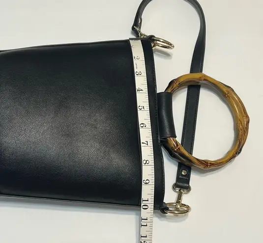 INC International Concepts Black Bucket Bag Style Purse