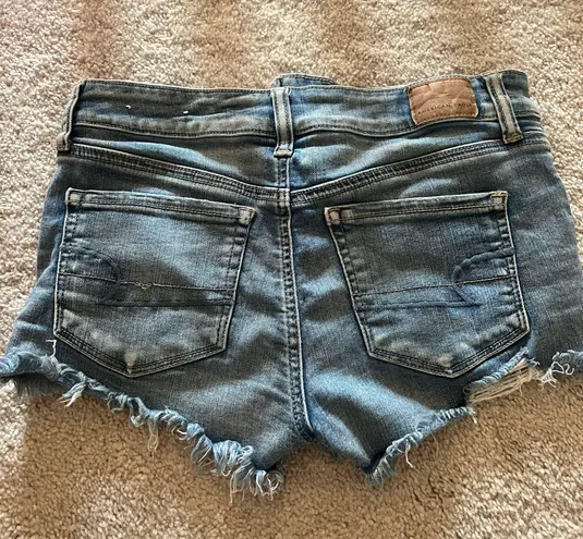 American Eagle ripped jean shorts