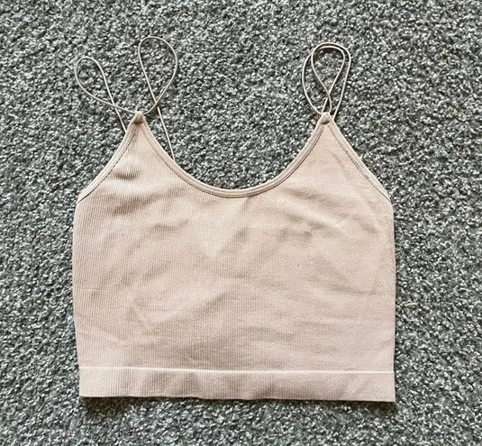 Free People Movement Tan/ Beige Seamless Tank Top 