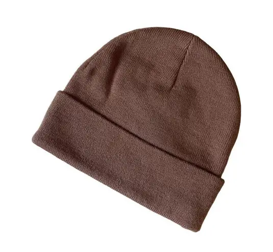 Furtalk brown knit winter warm hat took comfortable lightweight tan clean