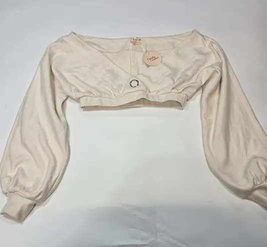 Camila Coelho Kenzie Pullover in Bone