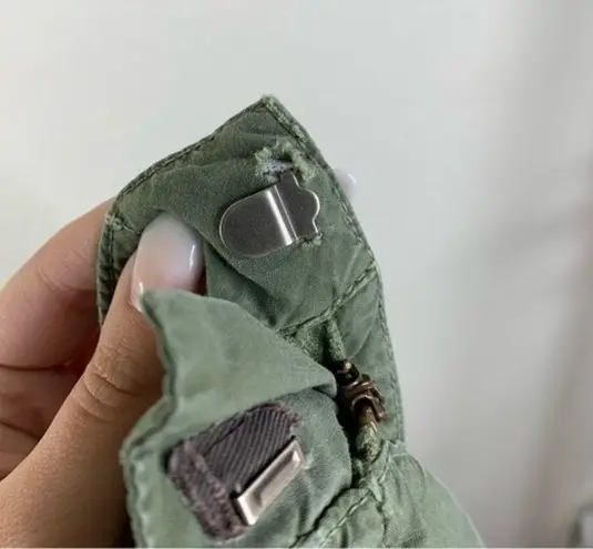 Nili Lotan Carpenter Cargo French Military Pants Campo Army Green Size 2