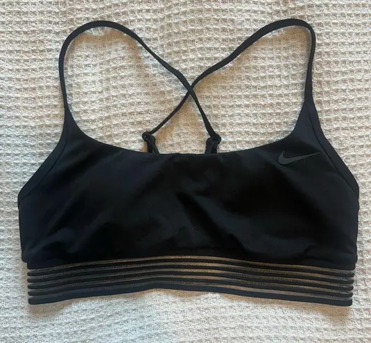 Nike  Women Cross-Back Swim Top Size XS black on black bikini top