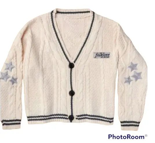 Taylor Swift Official Oversized Folklore Album Cardigan Sweater