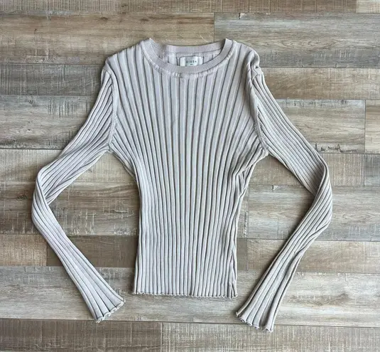 DISSH Ada Stone Long Sleeve Knit Top Size XXL