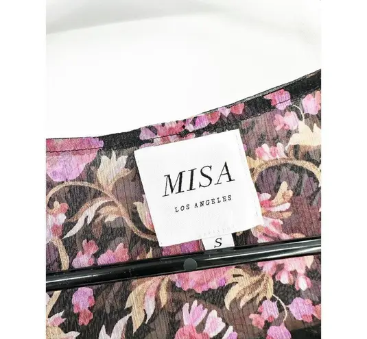 Misa Rosie Top in Rosetta Fleur Floral Chiffon Lace Size Small