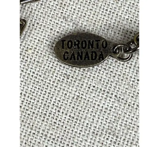 Belladonna Cross Necklace VTG Signed Collar Blue Crystal Rhinestone Enamel Rare