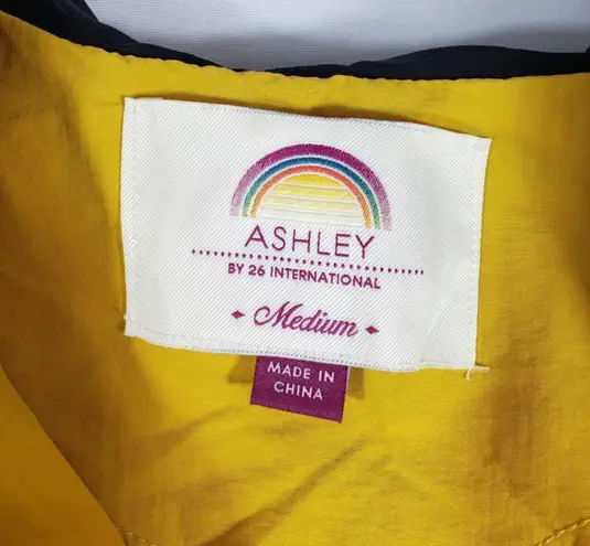 Ashley Vintage 90s Black & Yellow Windbracker M. Multiple Size M