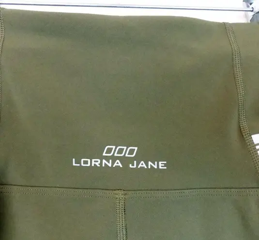 Lorna Jane Lorna Jean Swift Booty Support Ankle Biter Tight Leggings Womens S Olive Green