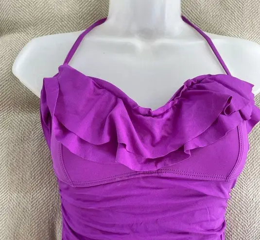 La Blanca Violet Purple One Piece Swimsuit 8