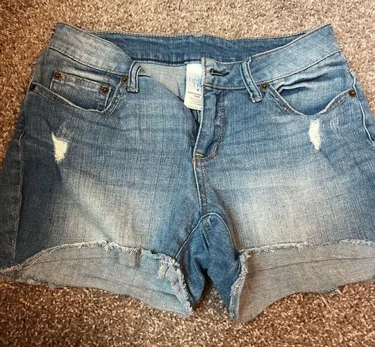 Time & Tru  denim shorts