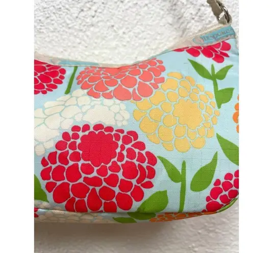 LeSportsac Mini Tote Shoulder Bag in Bright Peony Print