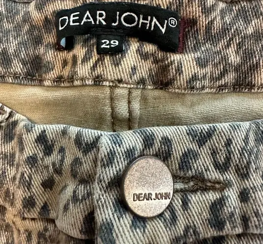 Dear John  Leopard print Giselle size 29 pants. Perfect for Fall