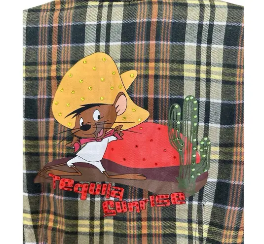 Warner Bros Speedy Gonzales, Flannel Button