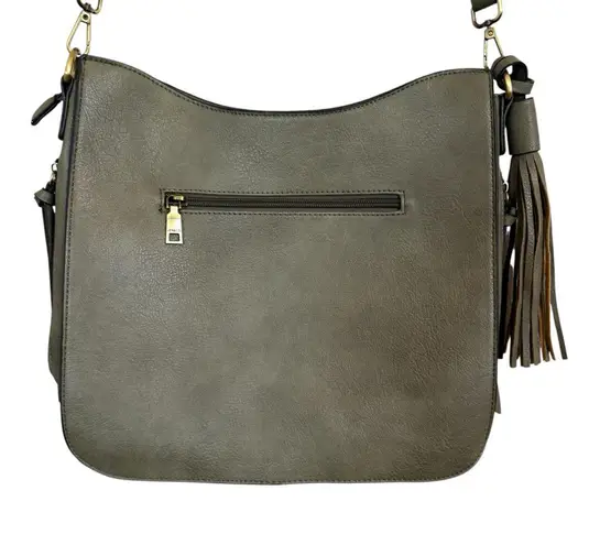 Jen & Co Nina Vegan Crossbody Purse in Olive Green