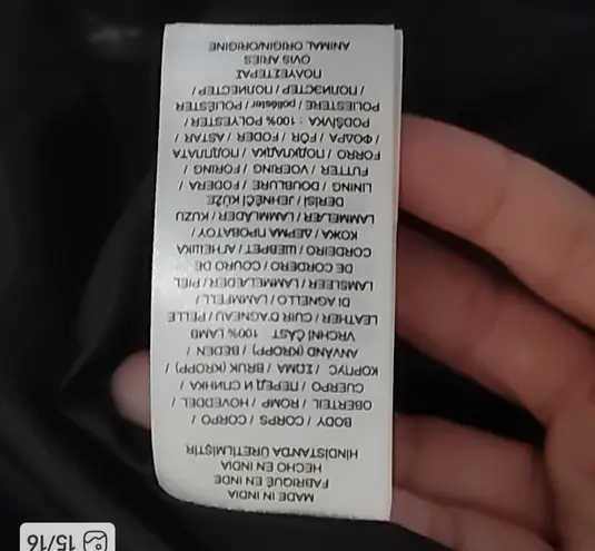 Ralph Lauren BNWOT Lauren  Burnished Lamb Leather Moto Jacket sz 00