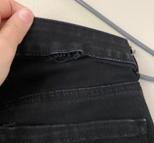 Wax Jean Black Wash High Rise Denim Jean Shorts Bottoms Summer Event Party Biker