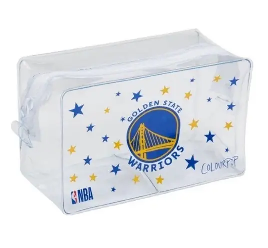 Nba Colourpop X  Golden State Warriors Makeup Bag