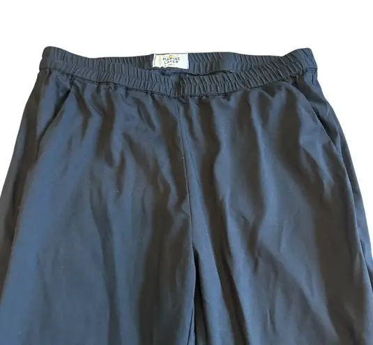 Marine layer Black Pull-On Pants Cropped Length Stretch Casual Size Small Womens