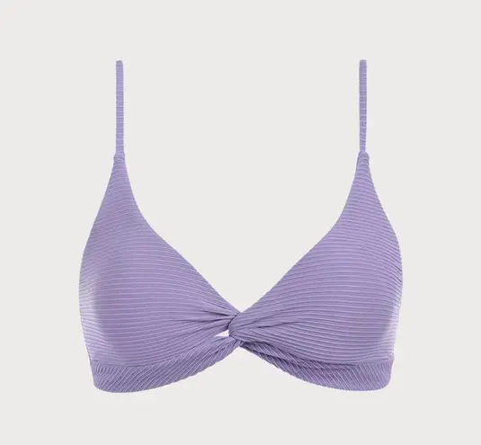 BERLOOK Purple Twist Backless Bikini TOP ONLY 45