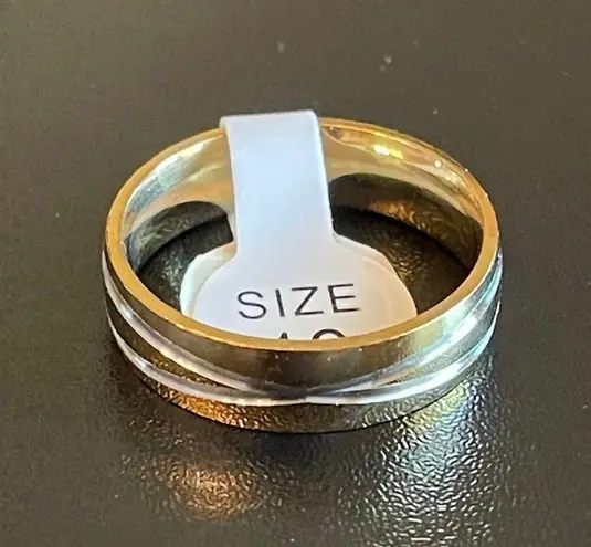 Golden X Infinity Promise Ring Gold