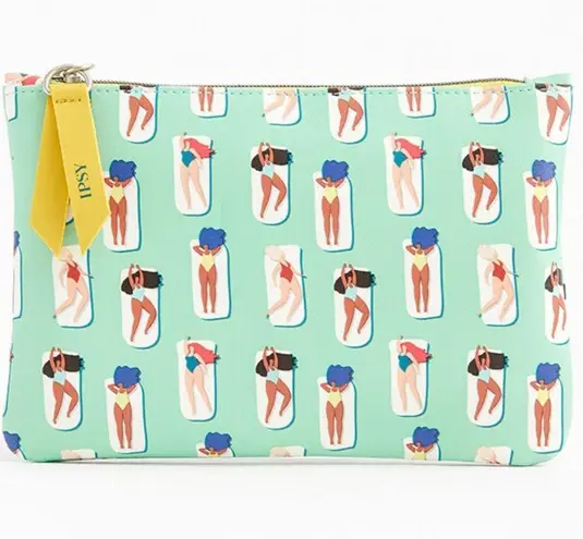 IPSY SUMMER THEMED GLAM COSMETIC BAG Green Size 00