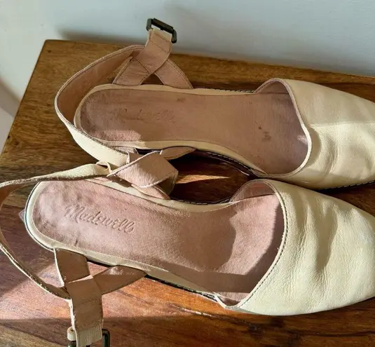 Madewell  Claudie Lugsole Mary Jane Sandals Earthen Sand Tan/Beige Sz 10