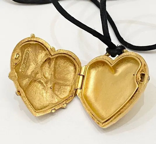Estée Lauder Vintage Heart Locket Necklace