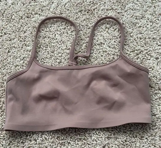 Target light pink sports bra