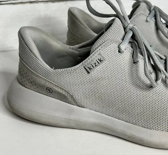 Kizik Madrid Eco Knit Pebble Grey Sneakers Women's Shoe Size 9.5