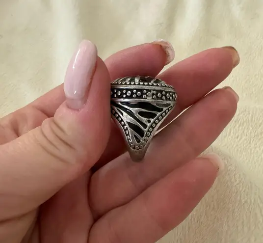 Premier Designs Zebra Statement Ring