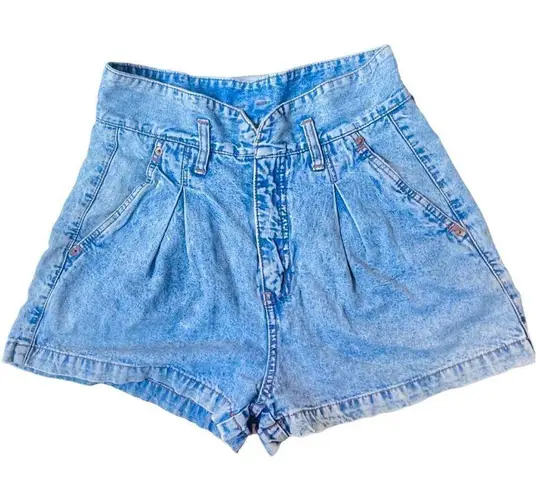 Calvin Klein Vintage  Super High Waist Denim Jean Shorts Size 9