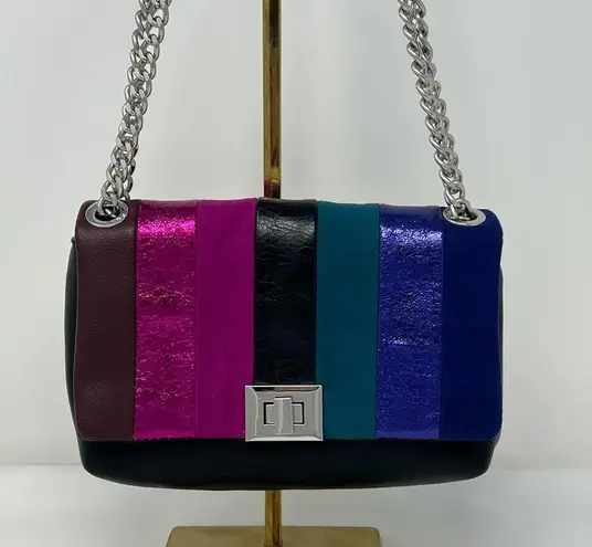 I.N.C. International Concepts (INC) Soft Ajae Patchwork Crossbody bag NWOT Black