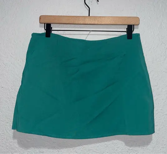 ALC Frank A.L.C Womens Rylee Jade Crepe Faux Wrap Notched Hem Mini Skirt Size 6 NWT