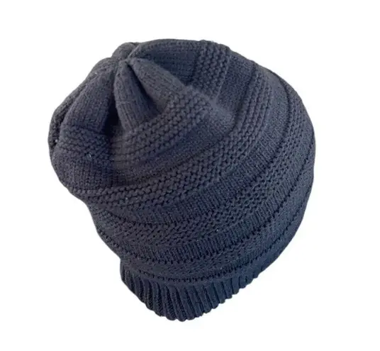 Custom #Love Embroidered Scrunch Beenie Hat Unisex One Size