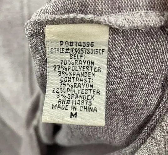 Chance or Fate Hoodie Women M Lavender Oversized Lace Up Front Drop shoulder