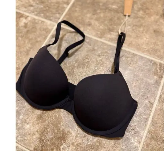SKIMS Fits Everybody Pushup Demi Bra 30D Onyx