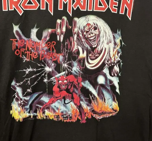Iron Maiden The Number Of The Beast Black T-Shirt XL